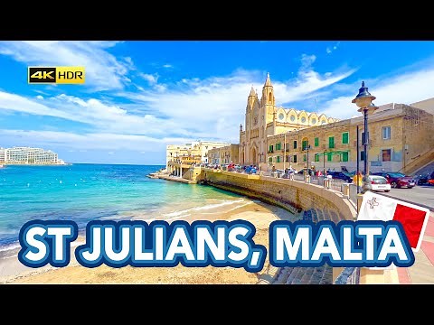 St Julians Malta | A walk down to the beach