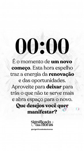 A Hora Espelho 00:00 e a Energia da Renovação