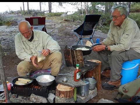 Canoe Trip Cooking- Fixing Hearty Meals-Pizza To Die For