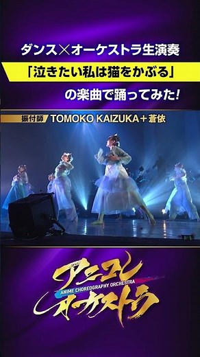 【ダンス×オーケストラ生演奏】『泣きたい私は猫をかぶる』の曲で踊ってみた！ #ダンス #泣きたい私は猫をかぶる #awhiskeraway