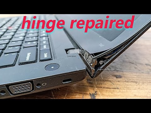 How to repair laptop broken hinge Lenevo Thinkpad T440 laptop