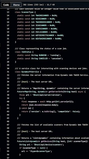 TWAIN Scanning in Flutter with Dynamsoft