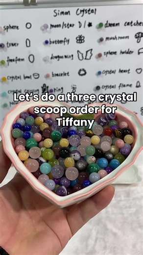 Crystal Mystery Box Order for Tiffany's First Purchase