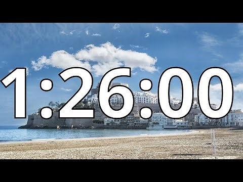 1 Hour 26 Minutes Countdown Timer With Alarm Sound At the End (Simple Beep)