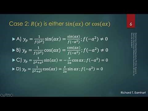 Inverse Operators for Non Homogeneous Differential Equations
