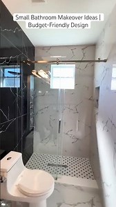 Small Bathroom Makeover Ideas | Budget-Friendly Design ​ #interiordesign #bathroom #youtubeshorts
