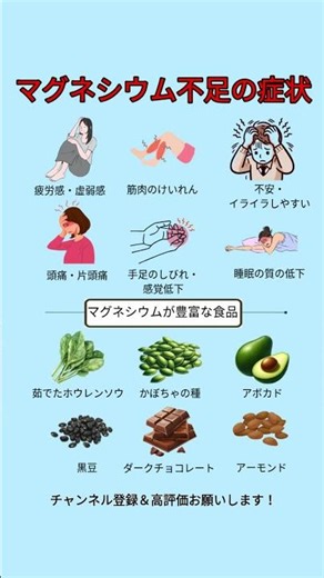 その疲れ、マグネシウム不足かもしれません #マグネシウム#マグネシウム不足#ミネラル不足#健康習慣#睡眠の質#頭痛改善#疲労回復#栄養学#健康豆知識#ショート動画