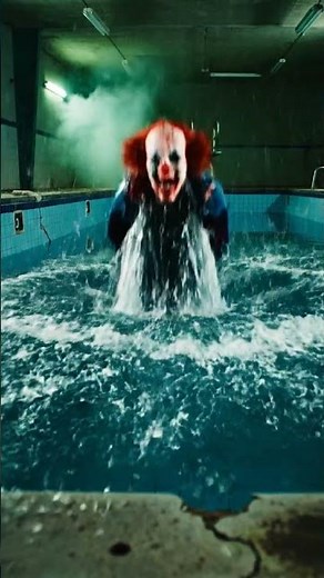 🤡 Terrifying Clown POV Experience at Abandoned Swimming Pool | Horror Scene 😱