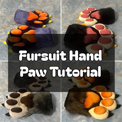 Fursuit Hand Paw Tutorial - Etsy Australia