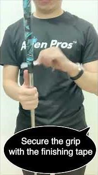 How to apply Alien Pros Golf Grip Wrapping Tape?