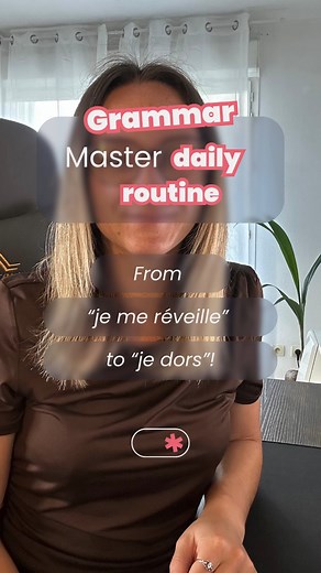 Learn to talk about your daily routine in French!  Try describing your day using these verbs and reflexive forms. Follow for more practical French vocabulary! #FluentInFrench #FrenchDailyRoutine #LearnFrench #FrenchForBeginners #FrenchVocabulary #FrenchGrammar #SpeakFrench #ReflexiveVerbs #FrenchFluency #LanguageLearning #FrenchLessons #PracticalFrench | Fluent in French | Facebook