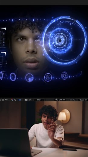 Aevy • Learn Video Mastery on Instagram: "This is how you can make the Iron-Man helmet display scene in After Effects.!"