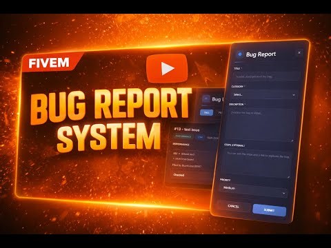 FiveM - Advanced Bug Report System | Professional UI | FREE