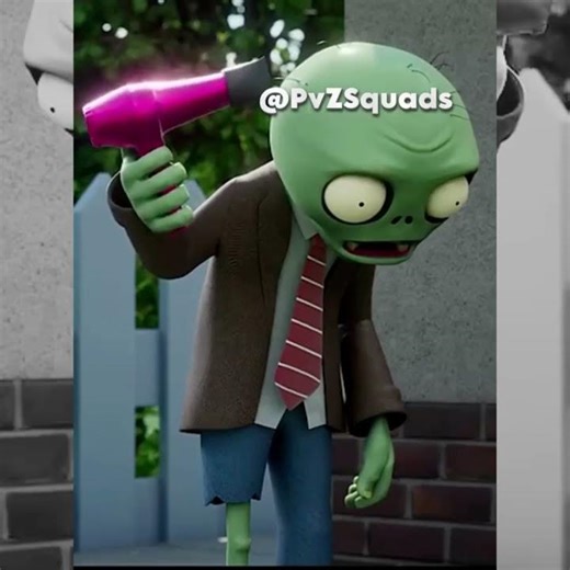 Zombie In Free Time 😄 | Funny PvZ 3D Animation Shorts | PvZ Squads #pvz #pvz2 #shorts