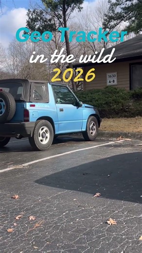 A GEO Tracker that run🥹 | The Tracker & the Suzuki Sidekick were iconic in the 80s & 90s #rarecars