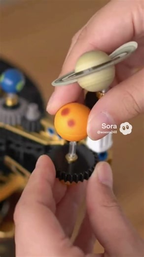 Assemble the solar system 太陽系を組み立てる #asmr #lego