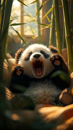 Cute Panda Funny Animal Videos Kids Video Village Life