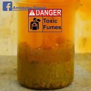 By Alchemists GOLD Aqua regia is a mixture of nitric acid and hydrochloric acid, in ratio of 1:3 Aqua regia is a fuming liquid. Freshly prepared aqua regia is colorless, but it turns yellow, orange or red within seconds. 👉👉❤️😘 I hope you like our video. Please like and share the video to your friends. Thank you very much. #AquaRegia #HydrochloricAcid #NitricAcid #GoldAquaRegia | Archimedes Channel