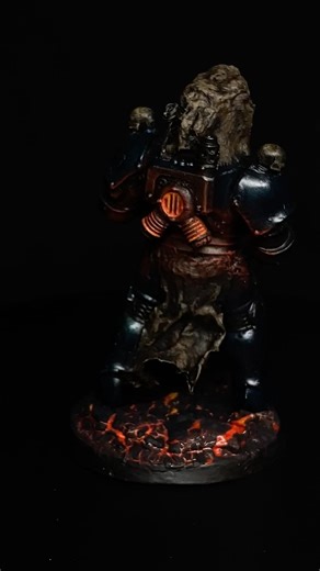 Heavy mech kitbash is complete #miniaturepainter #miniaturepainting #warhammer40k #trenchcrusade