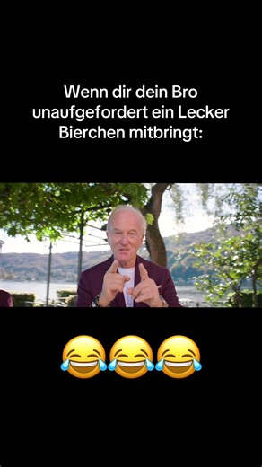 Wenn dir dein Bro ein Bierchen bringt