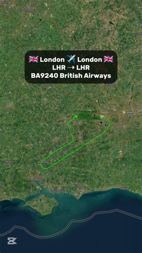 🇬🇧 LONDON TO LONDON 🇬🇧 LIVE FLIGHT PATH | British Airways TEST FLIGHT BA9240 #PlaneFinder | Wayvana