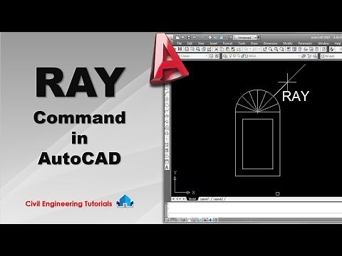 AutoCAD #32 - How to use RAY Command in AutoCAD | AutoCAD Basics