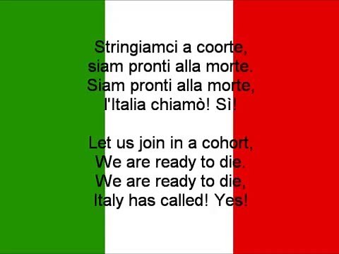 National anthem of Italy (IT, EN lyrics)