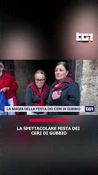 La spettacolare festa dei ceri di Gubbio