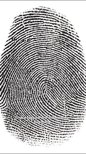 omg you think i’m one-of-a-kind?! 🥰 learn about fingerprints below 👇 🔍The science behind fingerprints: Fingerprints form in the womb when different layers of cells on the fetus’ fingertips collide and form ridges. Because the exact pattern of a fingerprint is determined by factors that can vary between identical twins, like umbilical cord length, blood pressure, position inside the womb, and overall rate of finger growth, they can't have the same fingerprints! Unless you somehow injure a fing