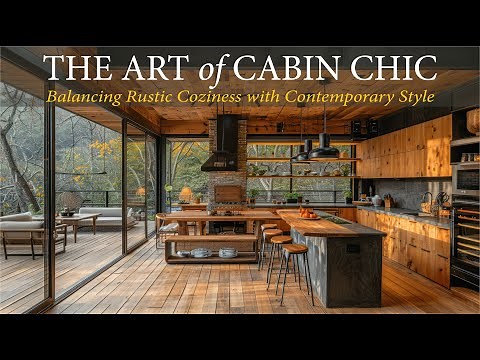 The Comfortable of Cabin Design: Blending Rustic Charm and Urban Chic