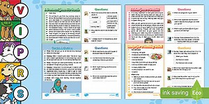 KS1 60-Second Reads: Healthy Living Activity Pack