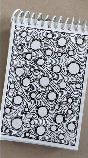 Easy and beautiful doodle art tutorial ✨#shorts #art #easy #doodle #drawing #sketch