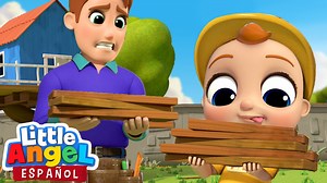 1.6M views · 23K reactions | ¡Papá construye una casa en el árbol Ia ia oh! En esta canción infantil Bebé Juan y toda la familia colaboran y trabajan juntos para construir una hermosa casa del árbol. ¡Aprende y disfruta con todos nuestros divertidos videos para niños en 3D! | Little Angel - Español | Facebook