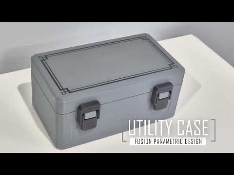 3D Utility Case in FUSION 360 parametric resizable