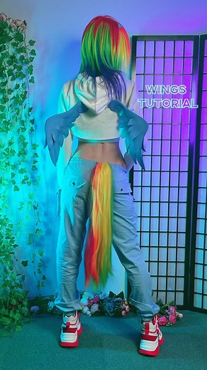 100K views · 723 reactions | How I made WINGS for my RD cosplay! You’ll need EVA foam, wire and some paints  #cosplaytutorial #rainbowdashcosplay #rainbowdash #mylittlepony | NatsumiPon Cosplay | Facebook