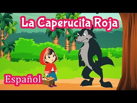 Little Red Riding Hood Story in Spanish | Los cuento de hadas Español | Fairy Tales | Story Time