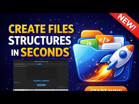Every Developer Needs This! Instantly Setup Project Folders structure (bio)