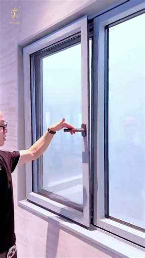 This is a flat hinged window system. #doors #sunroom #window