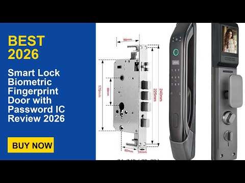 Smart Lock Biometric Fingerprint Door with Password IC Review 2026