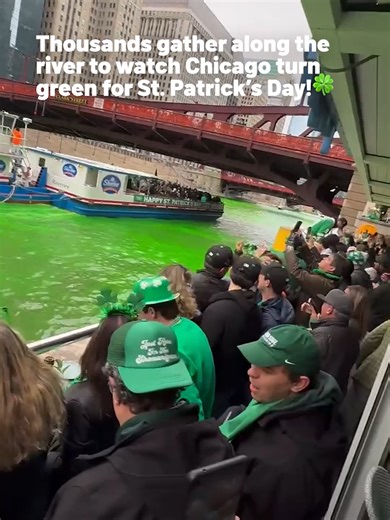 Chicago River Dye Celebration 2023