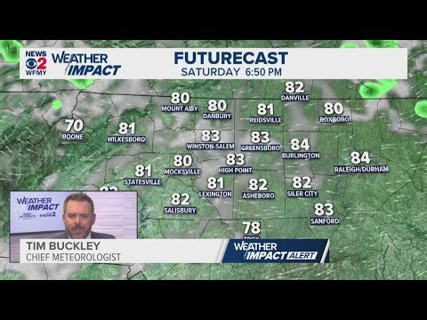 WFMY News 2 Evening Weather Update (September 19)