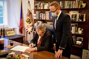 Czech President Milos Zeman becomes member of the Czech-Serbian Association of Cooperation