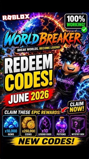 Roblox WorldBreaker Codes | WorldBreaker Codes #worldbreaker