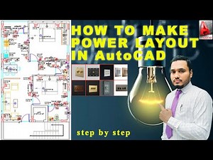 HOW TO MAKE POWER LAYOUT IN AutoCAD !! STEP BY STEP POWER LAYOUT !!