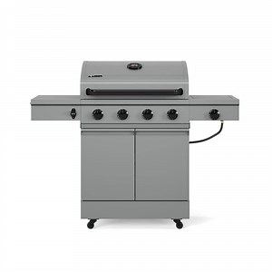 TYTUS Anaheim 4-Burner Liquid Propane Gas Grill with Side Burner in Gray TDT-011-GMOD