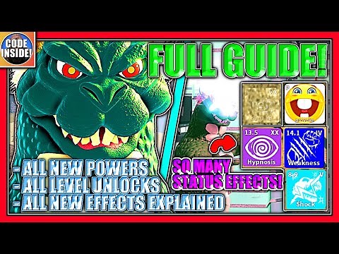 GABARA FULL GUIDE! - How To Use & ALL 3 NEW EFFECTS + Lvl 25 Ability - Update ||| Kaiju Universe