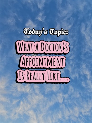 Doctor's appointments are something we don't really look forward to. It's hard to find good ones, it's hard to find someone who truly listens and is exhausting repeating everything over and over. If you know someone who is chronically ill and has a Doctor's appointment then ask how you can support them through it and give them grace during that week. It can feel like a marathon before and after those appointments. #doctorsappointment #autoimmunedisease #chronicillness #chronicillnessawareness #C