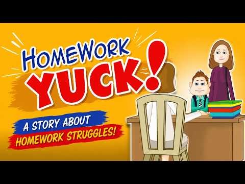 Homework yuck. #learning #story #storytelling #kid