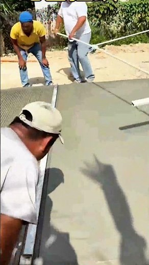 Concrete pavement pressed anti-slip texture