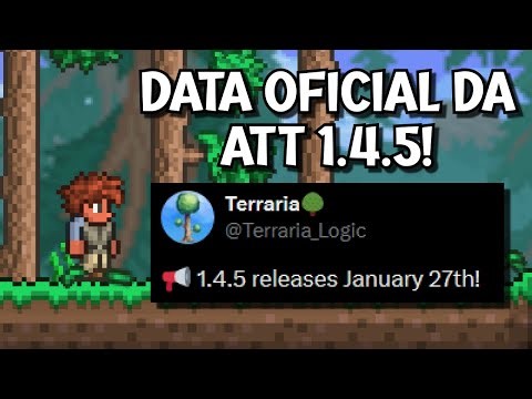 TEMOS A DATA OFICIAL DA ATUALIZAÇÃO 1.4.5 DO TERRARIA
